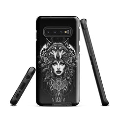 Rockstar Line-Wolfsfrau- Hardcase Samsung®-Hülle