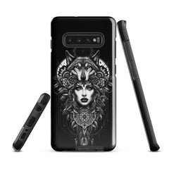 Rockstar Line-Wolfsfrau- Hardcase Samsung®-Hülle