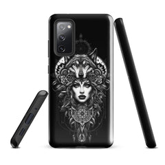 Rockstar Line-Wolfsfrau- Hardcase Samsung®-Hülle