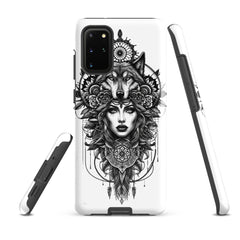 Rockstar Line-Wolfsfrau- Hardcase Samsung®-Hülle