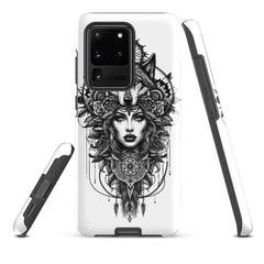 Rockstar Line-Wolfsfrau- Hardcase Samsung®-Hülle