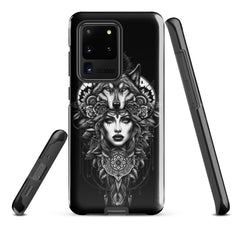 Rockstar Line-Wolfsfrau- Hardcase Samsung®-Hülle