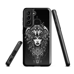 Rockstar Line-Wolfsfrau- Hardcase Samsung®-Hülle