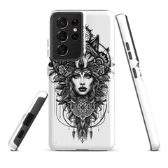 Rockstar Line-Wolfsfrau- Hardcase Samsung®-Hülle