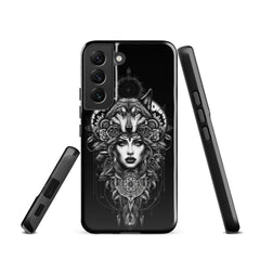 Rockstar Line-Wolfsfrau- Hardcase Samsung®-Hülle