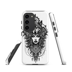 Rockstar Line-Wolfsfrau- Hardcase Samsung®-Hülle