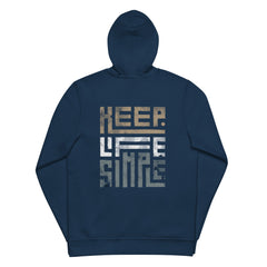 Keep Life Simple Zip-Hoodie