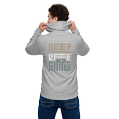 Keep Life Simple Zip-Hoodie