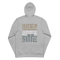 Keep Life Simple Zip-Hoodie