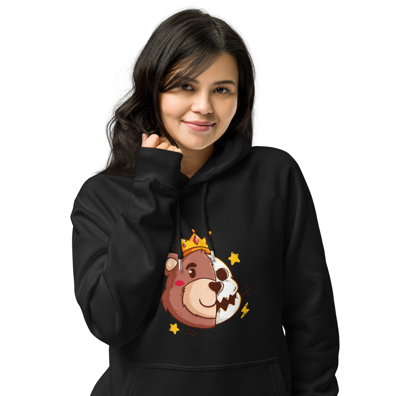 Dead Bear Bio-Raglan-Hoodie