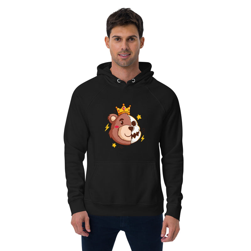 Dead Bear Bio-Raglan-Hoodie