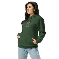 Bio Line-Hundemensch! Bio-Raglan-Hoodie