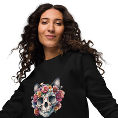 Art Line- Dios del los muertes-Bio-Raglan-Pullover