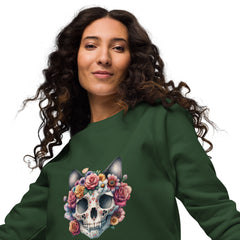 Art Line- Dios del los muertes-Bio-Raglan-Pullover