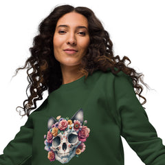 Art Line-Día de los Muerte— Bio-Raglan-Pullover