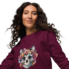 Art Line- Dios del los muertes-Bio-Raglan-Pullover