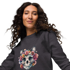 Art Line- Dios del los muertes-Bio-Raglan-Pullover