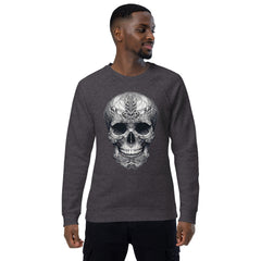 Gothic Line- Schädel Bio-Raglan-Pullover