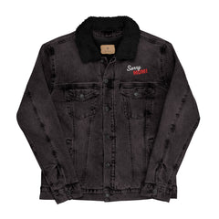 Black Line - Sherpa Jeansjacke