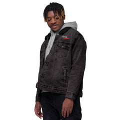 Sorry Mom Sherpa Jeansjacke (recycled)