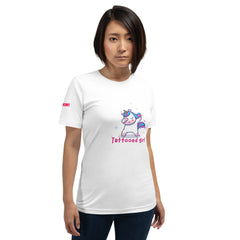 Tattooed Girl Einhorn T-Shirt