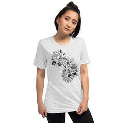 Mandala Pfingstrosen T-Shirt