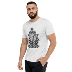 Geometric Line - Buddha T-Shirt – Harmonie trifft auf Moderne