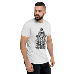 Geometric Line - Buddha T-Shirt – Harmonie trifft auf Moderne