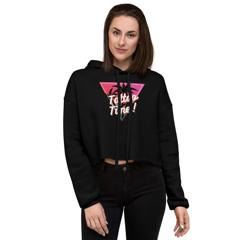 Tattoo Time Crop Hoodie