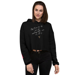 My Body is my Journal Crop-Hoodie