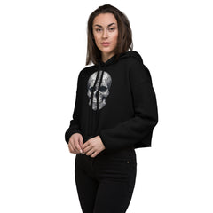 Gothic Line-Crop-Hoodie