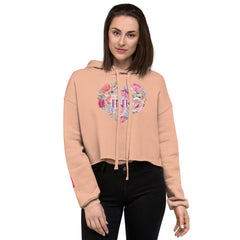 Ink Herz Crop-Hoodie