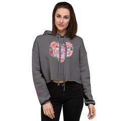 Ink Herz Crop-Hoodie