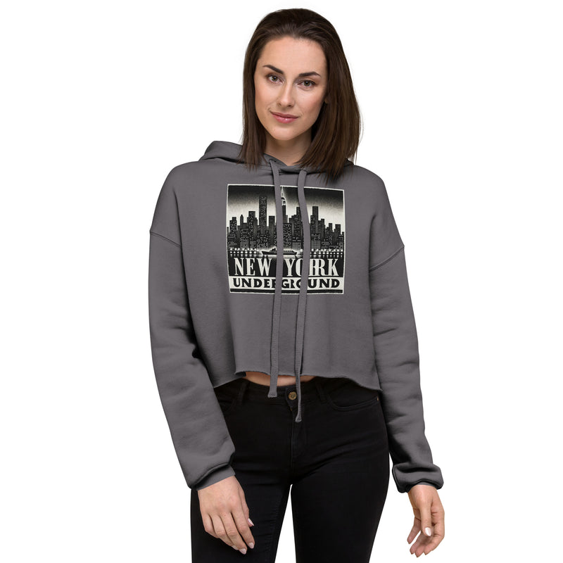 Rockstar Line-Crop-Hoodie