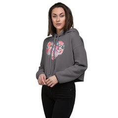 Ink Herz Crop-Hoodie