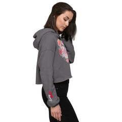 Ink Herz Crop-Hoodie