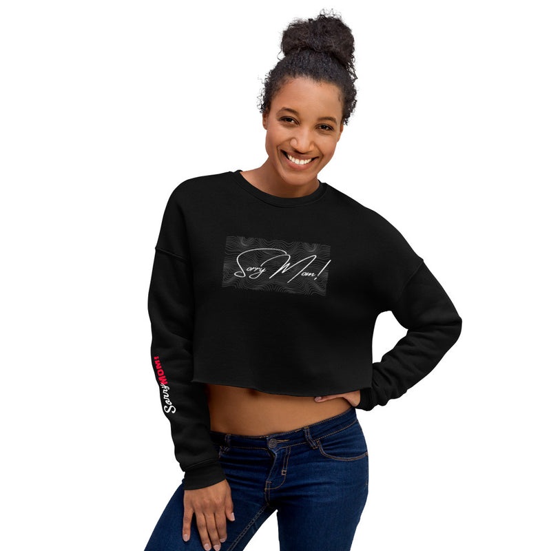 Black Line - Crop-Pullover