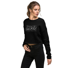 Black Line - Crop-Pullover