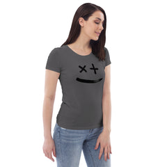 Rockstar Line-  Enganliegendes Bio-T-Shirt für Damen