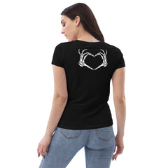 Rockstar Line-  Enganliegendes Bio-T-Shirt für Damen