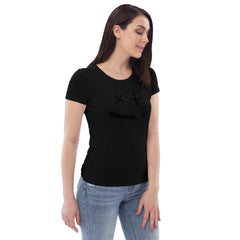 Rockstar Line-  Enganliegendes Bio-T-Shirt für Damen