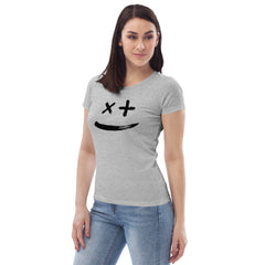 Rockstar Line-  Enganliegendes Bio-T-Shirt für Damen