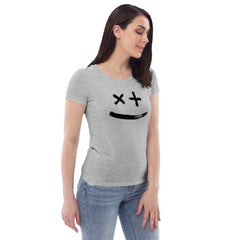 Rockstar Line-  Enganliegendes Bio-T-Shirt für Damen