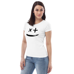 Rockstar Line-  Enganliegendes Bio-T-Shirt für Damen