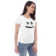 Rockstar Line-  Enganliegendes Bio-T-Shirt für Damen