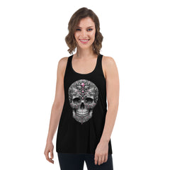 Gothic Line-Racerback-Tank-Top für Damen