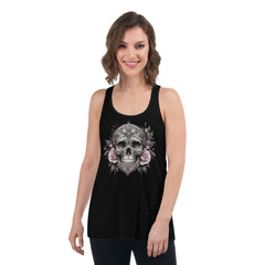 Gothic Line-Racerback-Tank-Top für Damen