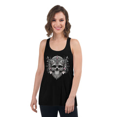 Gothic Line-Racerback-Tank-Top für Damen