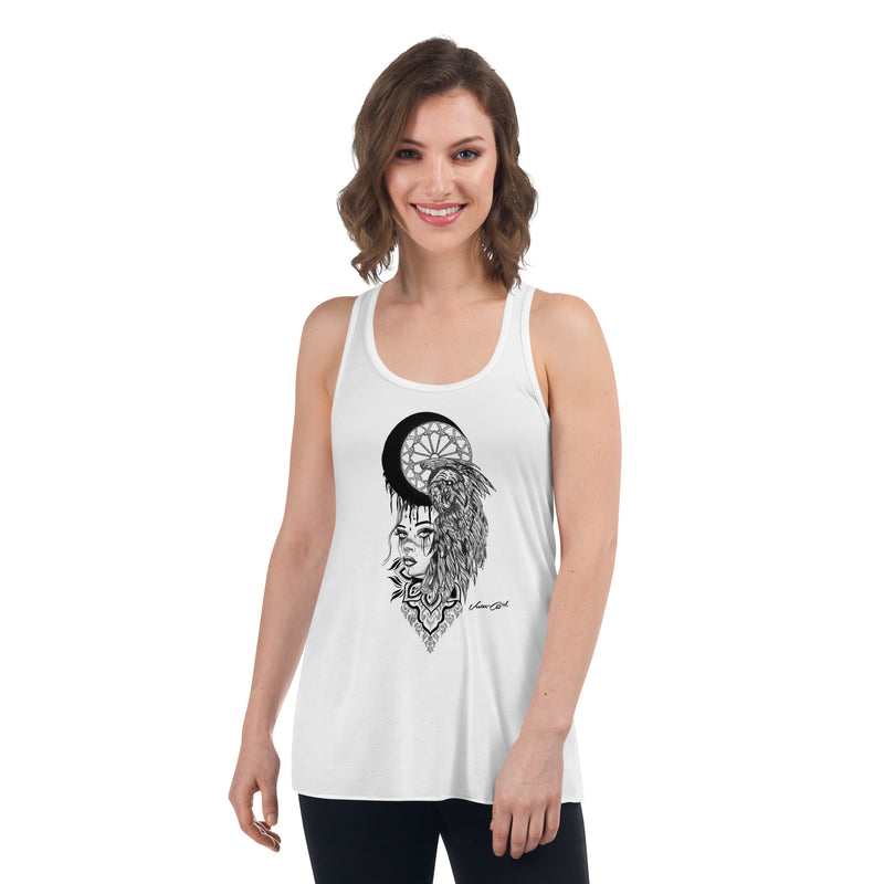 Gothic Frau Racerback-Tank-Top