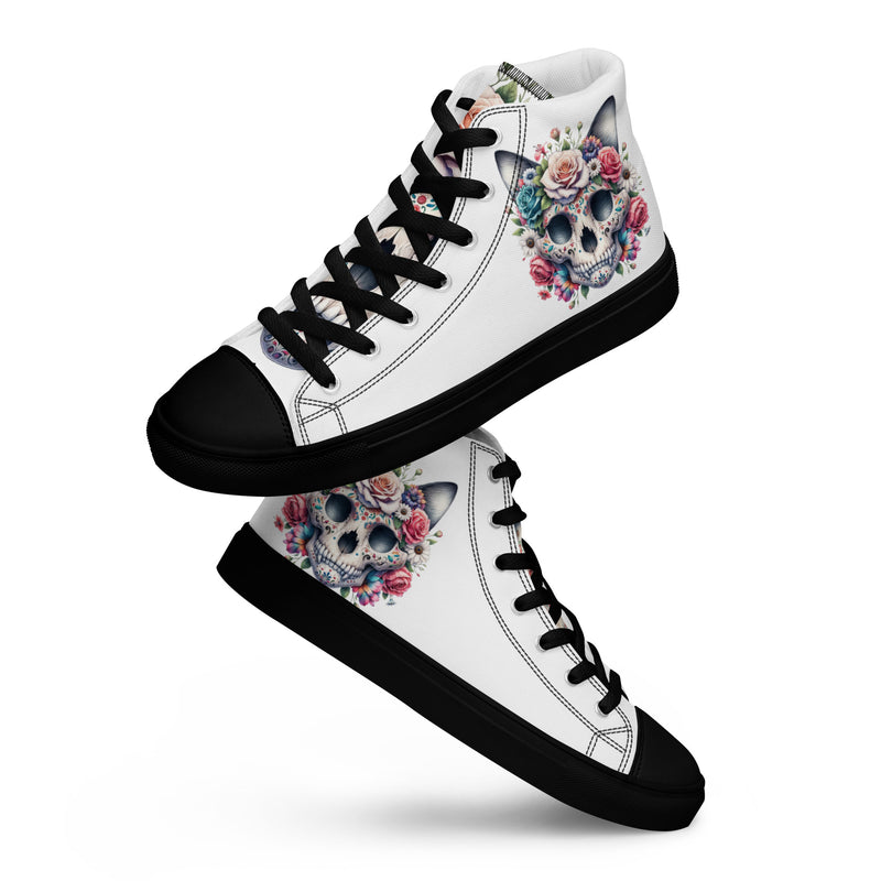 Art Line-High-Top Leinenschuhe für Damen